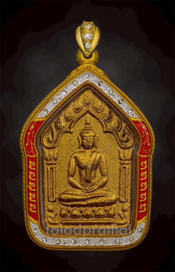 พระขุนแผนผงพรายกุมาร พิมพ์ใหญ่ หลวงพ่อสาคร วัดหนองกรับ รุ่นทอดผ้าป่า ปี 2546(3)
