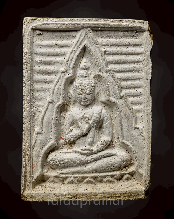 พระของขวัญ วัดปากน้ำรุ่น 4 (พระธรรมขันธ์) พิมพ์สี่เหลี่ยม ปี 2514(7)