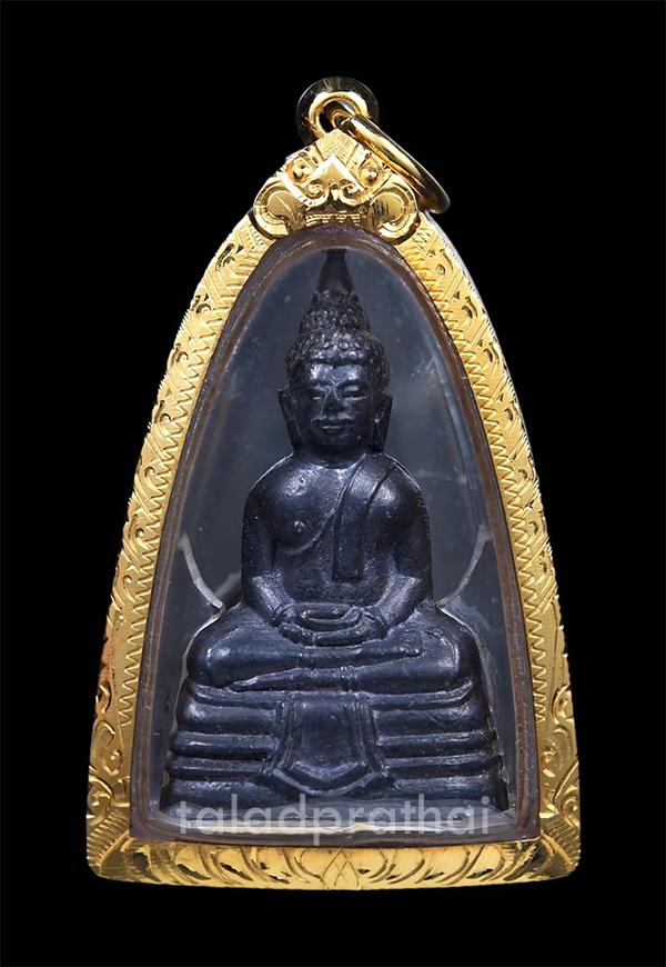 พระกริ่งพระพุทธโสธร พิมพ์หน้ากลาง หลังแตก ปี 2500